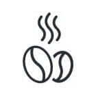 Freshly roasted specialty coffee beans