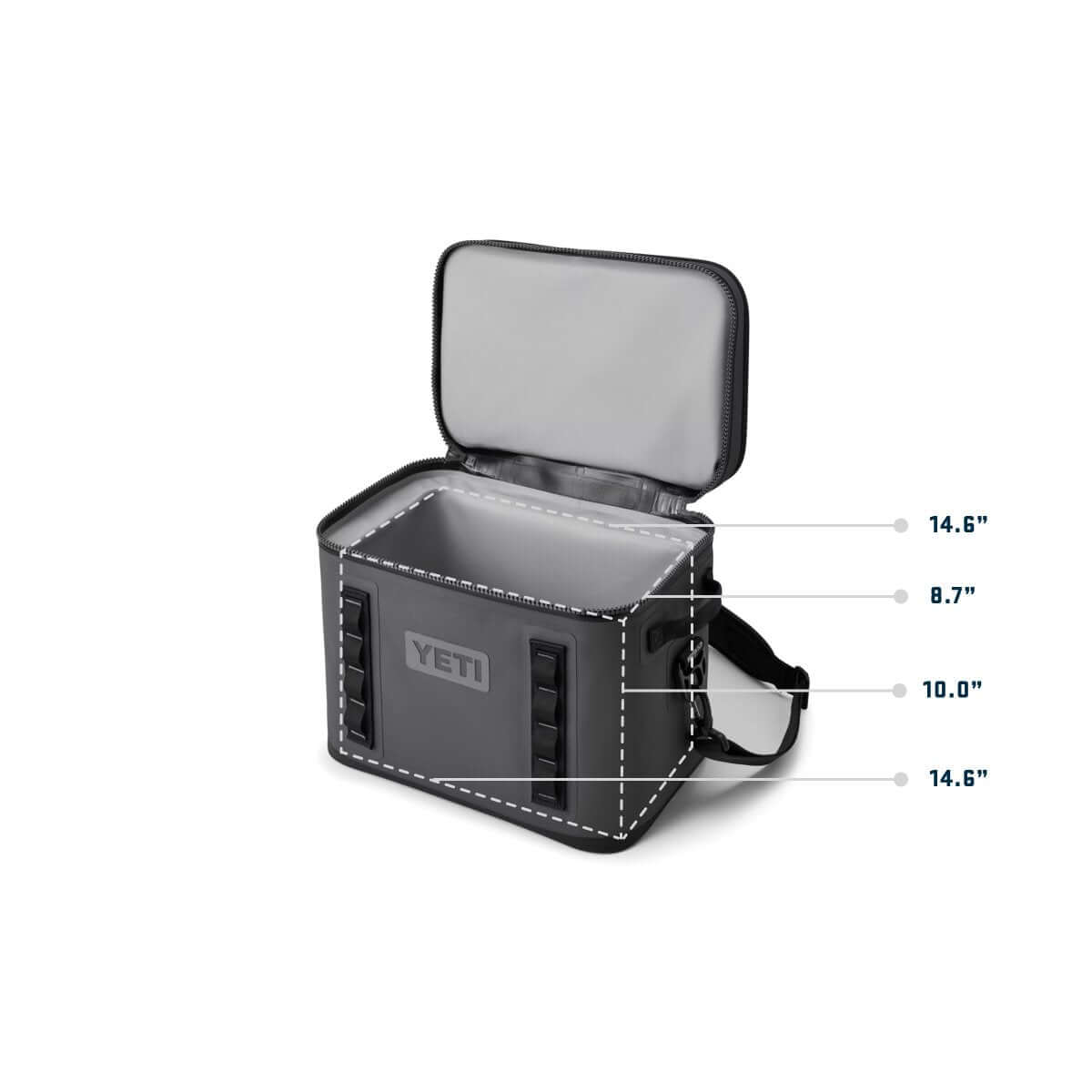 Yeti - Hopper Flip - 18 Soft Cooler - Black - Onshore Cellars