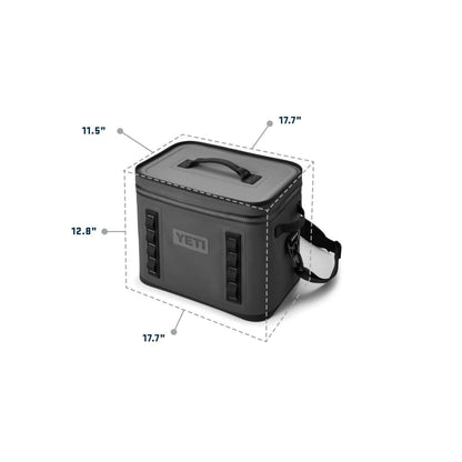 Yeti - Hopper Flip - 18 Soft Cooler - Black - Onshore Cellars