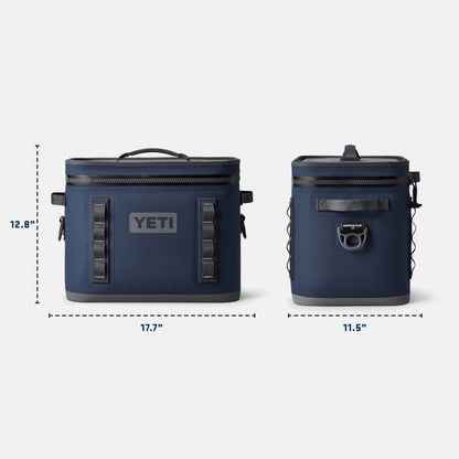 Yeti - Hopper Flip - 18 Soft Cooler - Navy - Onshore Cellars