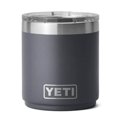 Yeti - Rambler - 10 OZ (296ML) Stackable Lowball - Charcoal - Onshore Cellars