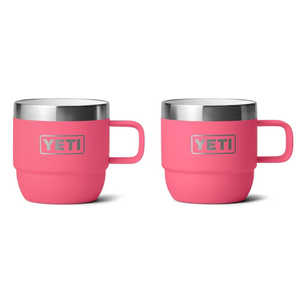 Yeti - Rambler - 6oz (177mL) Stackable Mugs (2 pack) - Tropical Pink - Onshore Cellars